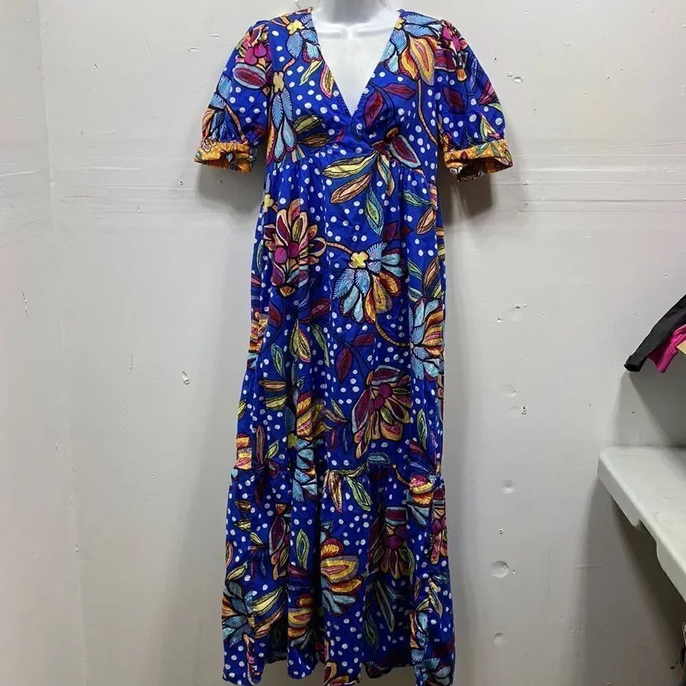 Tabitha Brown x Target Floral Maxi Dress Size 2